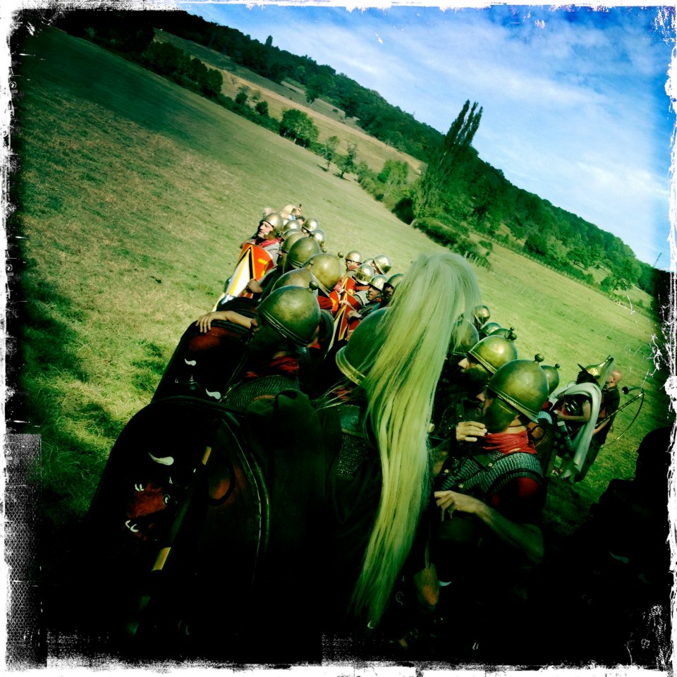 Troupe romaine avant l'assaut